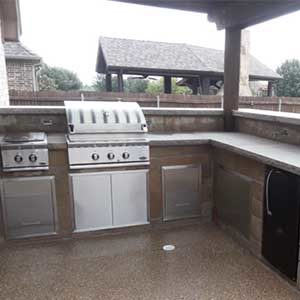 outdoor kitchen design fort worth tx
